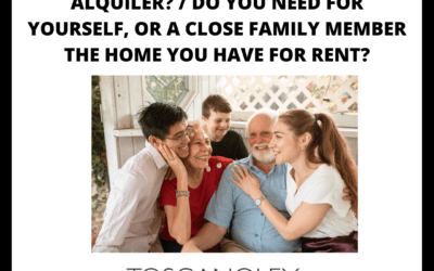 ¿Necesitas tu vivienda alquilada?