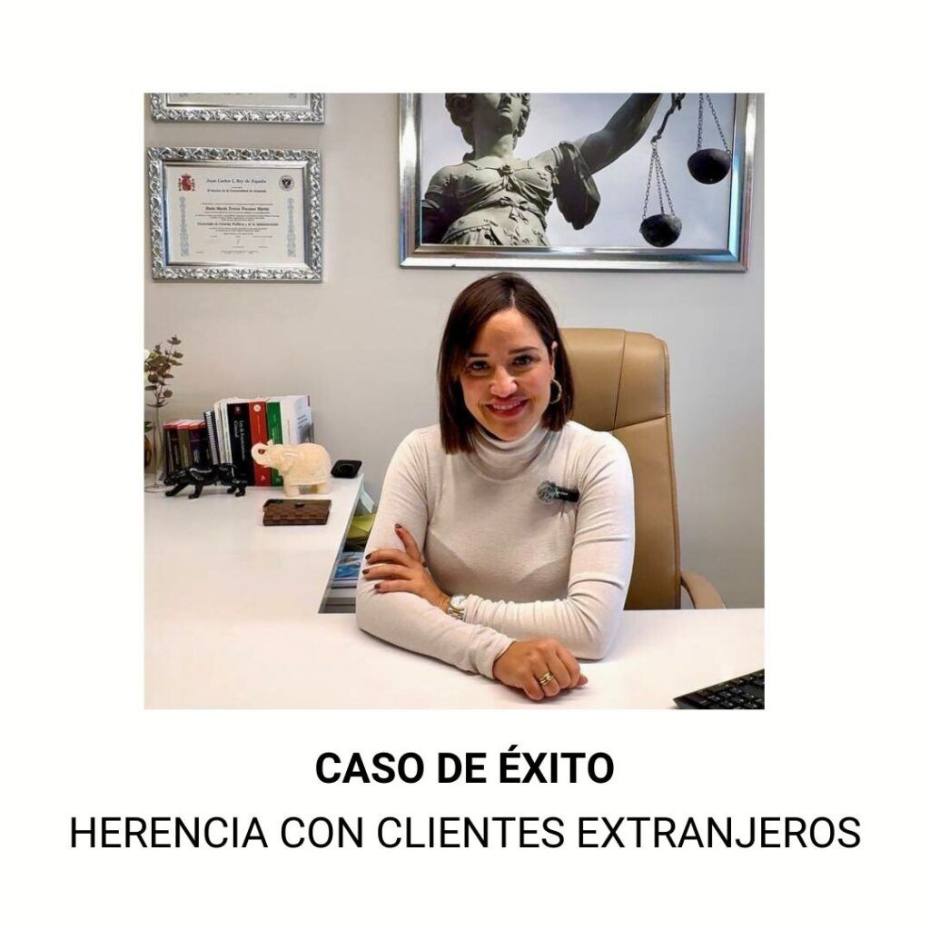 herencia con clientes extranjeros